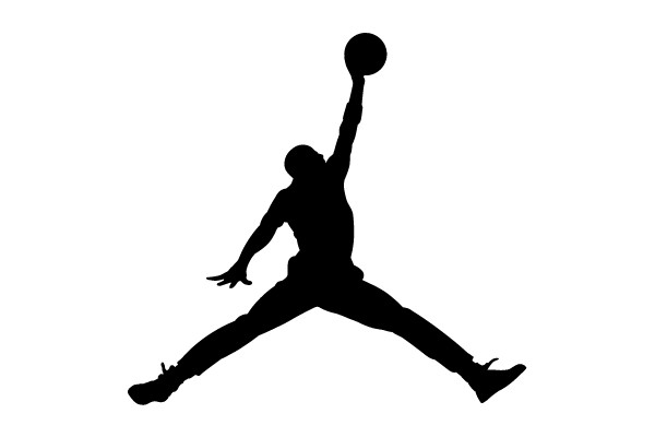Basketball Player in Mid-Jump