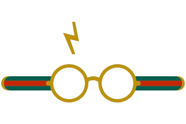 Gucci Glasses with Lightning Bolt