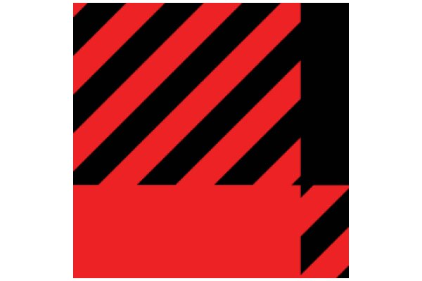 Vibrant Red and Black Stripes