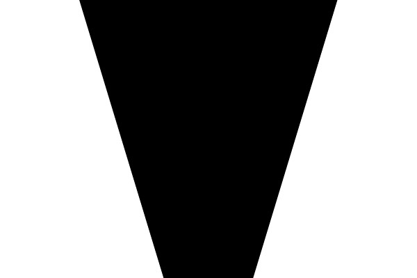 Black Banner with Circular Hole at Top