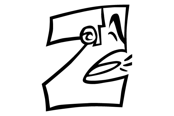 Cartoonish Number Seven