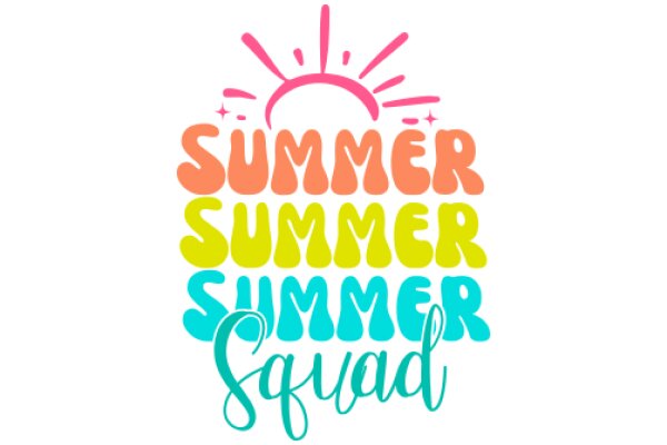 Summer Squad: A Colorful Celebration of the Season's Vibes
