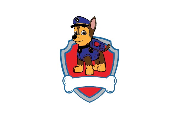 Paw Patrol Character Badge