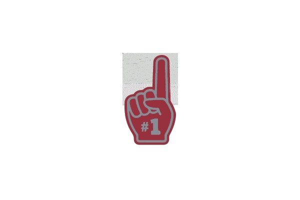 Number One Cheerleading Hand Sign.
