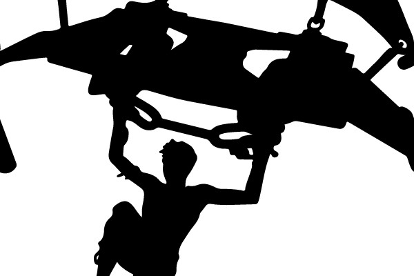 Skydiving Silhouette