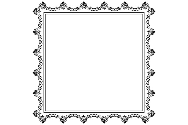 Classic Black Ornamental Frame