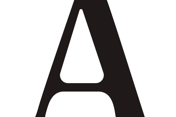 Bold Serif Letter A
