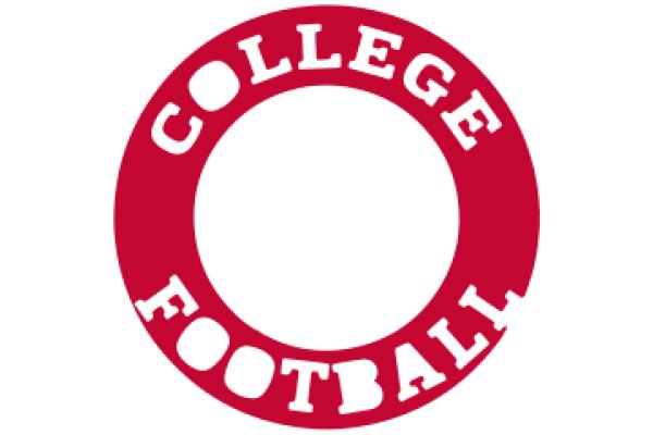 College Football Logo on a White Background