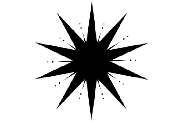 Stylized Starburst Design in