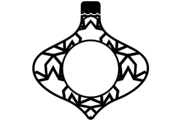 Stylized Design of a Decorative Object with Geometric Patterns