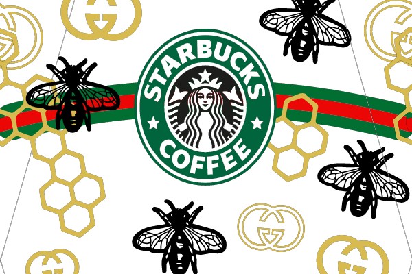 Starbucks Coffee, Bees, and Luxury Logos