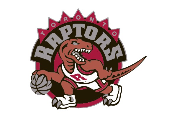 Toronto Raptors Basketball Mascot Logo