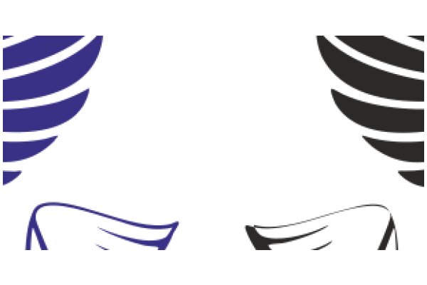 A Symmetrical Artwork with a Purple and Black Color Scheme