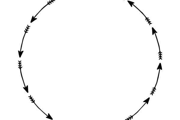 Circular Arrow Pattern