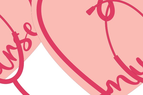 Symbolic Heart and Stethoscope Clip Art
