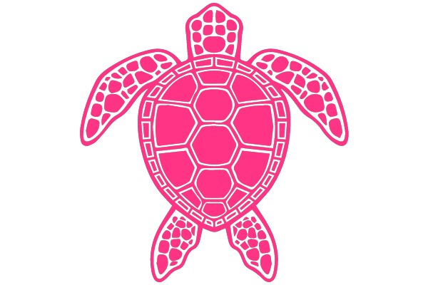 Tropical Turtle Clip Art