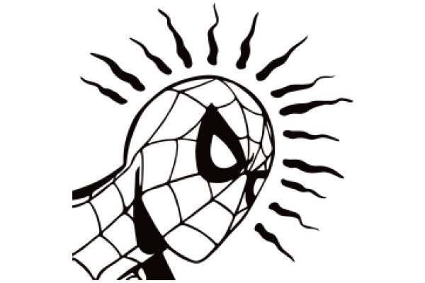 Spider-Man's Sunburst: A Silhouette of the Iconic Hero