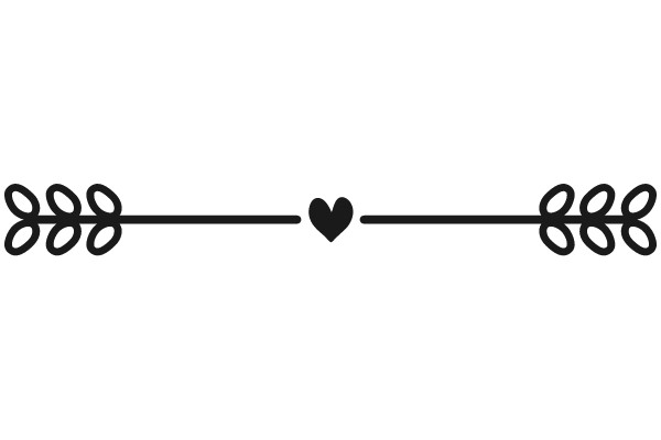 Symmetrical Heart Line