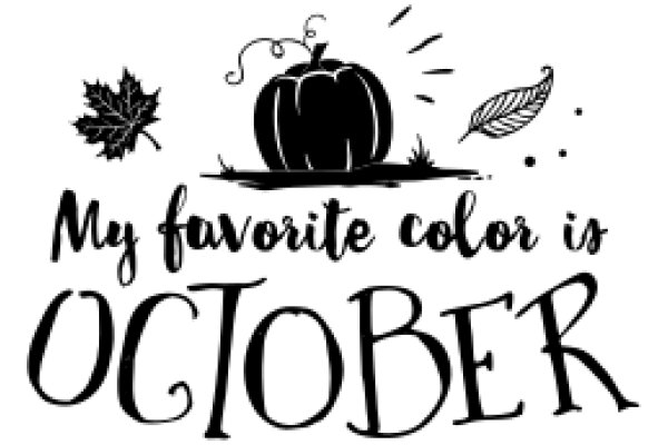 Celebrating October's Favorite Colors with a Pumpkin-themed Graphic