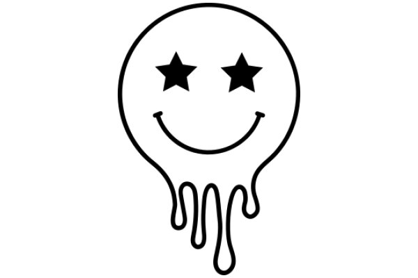 Simplistic Logo with Smiley Face and Star Design