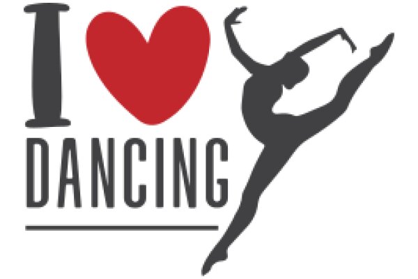I Love Dancing: A Graphic Design Showcasing the Passion for Ballet