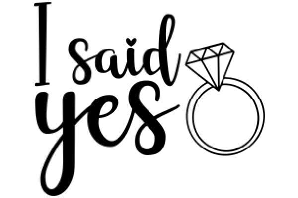 A Modern Twist on a Classic Promise: 'I Said Yes' with a Diamond Ring Emoji