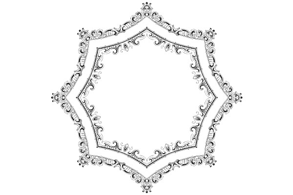 Timeless Elegance: Intricate Vintage Frames Flourish Design