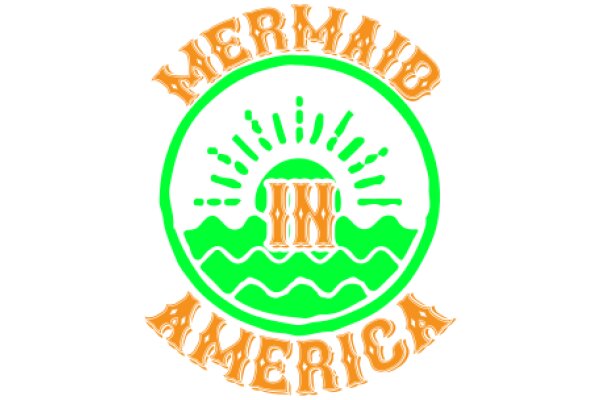 Vibrant Logo for 'Mermaid America' with a Nautical Theme