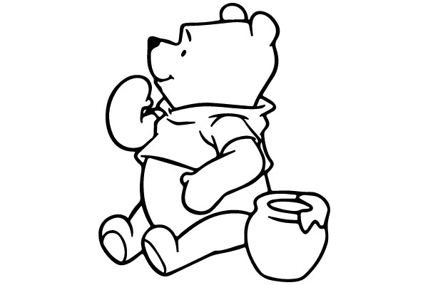 Winnie the Pooh Coloring Page