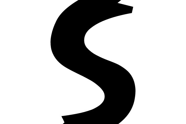 S-shaped Ribbon Symbol