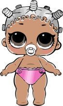 An Adorable Cartoon Character in a Pink Swimsuit