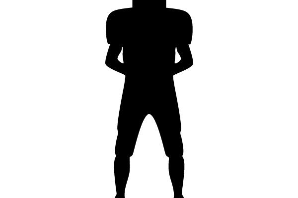 American Football Player Silhouette