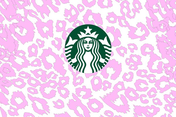 Starbucks Leopard Print Logo