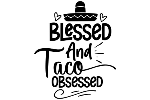 Blessed and Taco Obsessed: A Graphic Design for a T-Shirt