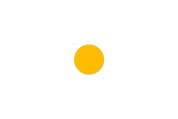 Solid Yellow Circle