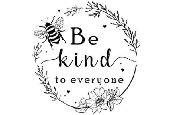 Be Kind to Everyone: A Floral Affirmation Poster