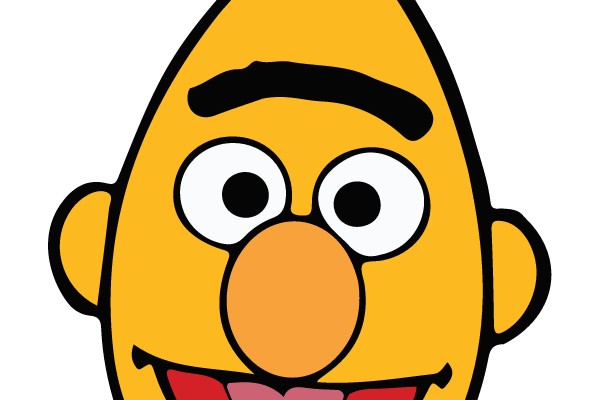 A Friendly Yellow Character's Face