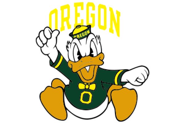 Celebrating the Spirit of Oregon: A Cartoon Duck's Perspective