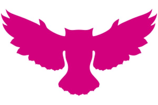 Vibrant Pink Eagle Symbol