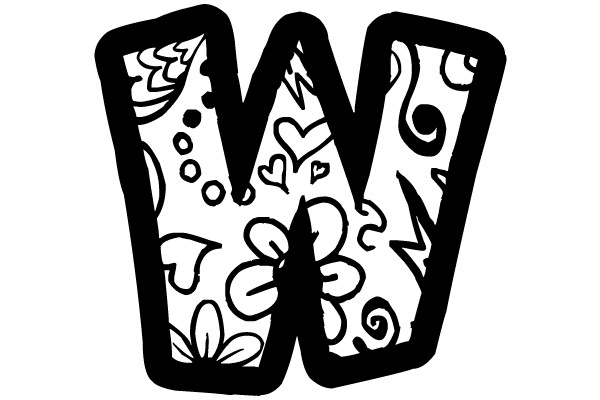 Decorative Letter W