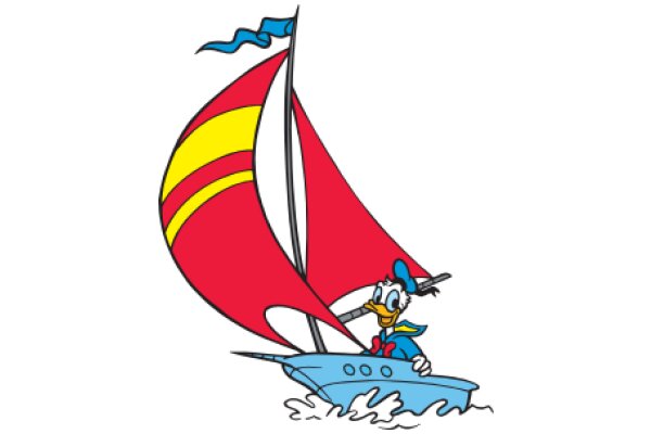 Disney's Scallywag Scene: A Whimsical Adventure with Donald Duck and His Sailboat