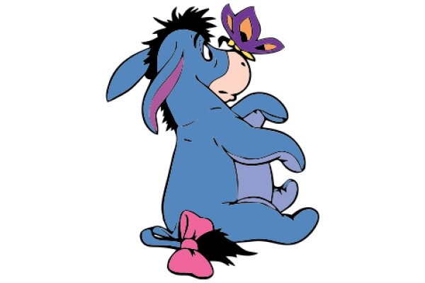 A Playful Encounter: The Eeyore and the Butterfly