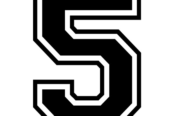 Bold Number Five
