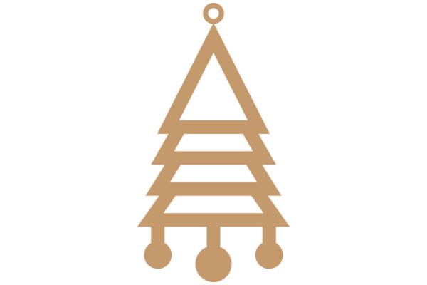A Simple, Stylized Christmas Tree Icon
