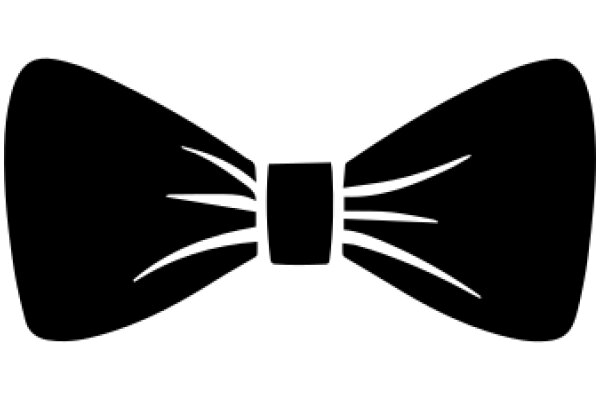 Stylish Black Bowtie Icon