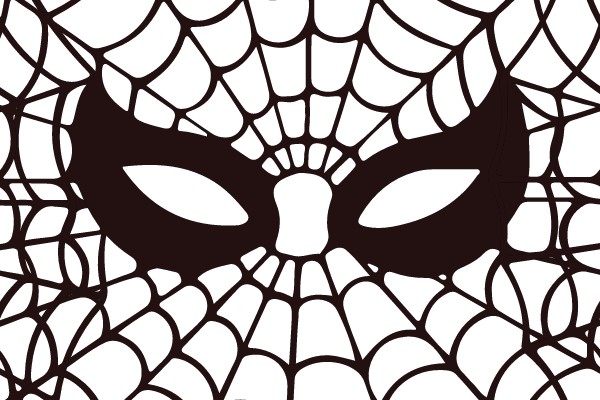 Spiderweb with Mask