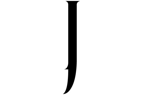 Bold Black Letter J