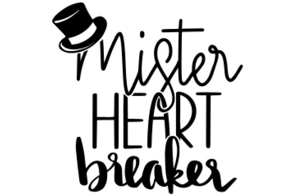 A Pixelated Logo for a Brand Called 'Mister Heartbreaker'