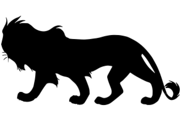 The Silhouette of a Lion: A Symbol of Strength and Majesty