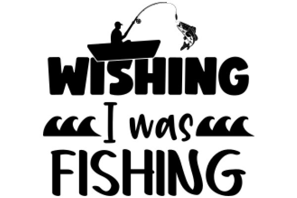 Wishing for a Fishing Adventure: A Playful Illustration of a Fisherman's Dream
